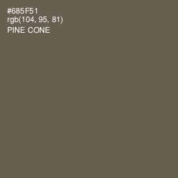 #685F51 - Pine Cone Color Image
